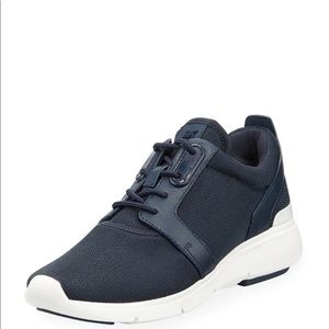 Michael Kors Navy Blue Mesh Trainer Sneakers